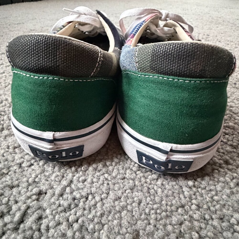 Polo Ralph Lauren Keaton Patchwork Sneakers Men's Size 13 -Skater Inspired -GUC - Picture 4 of 14